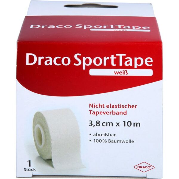 DRACO TAPEVERBAND 3,8 cmx10 m weiß 1 St.