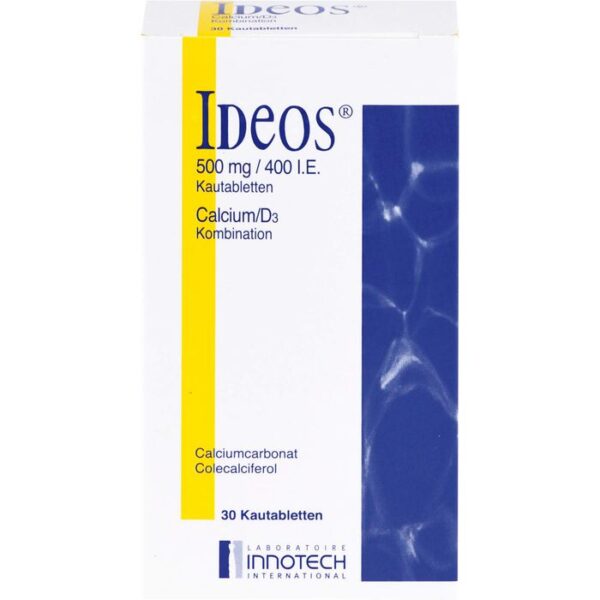 IDEOS 500 mg/400 I.E. Kautabletten 30 St.