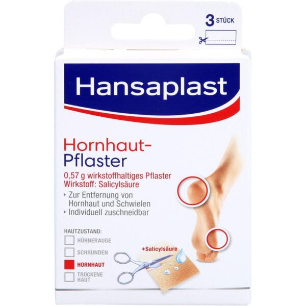 HANSAPLAST Hornhautpflaster 3 St.