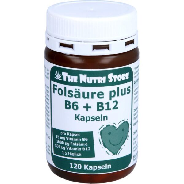 FOLSÄURE+B12+B6 Kapseln 120 St.