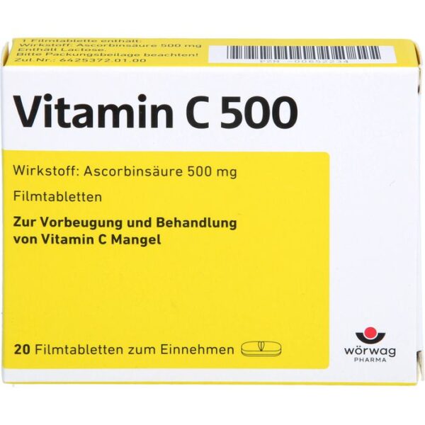 VITAMIN C 500 Filmtabletten 20 St.