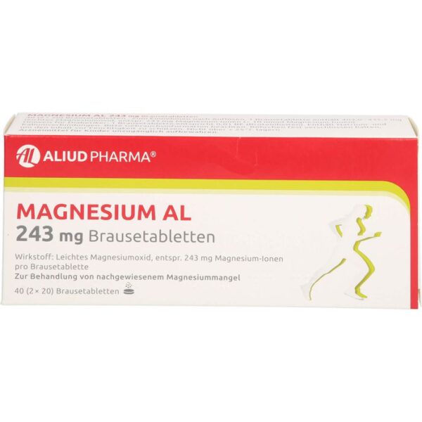 MAGNESIUM AL 243 mg Brausetabletten 40 St.