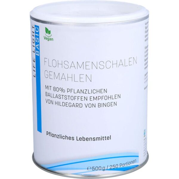 FLOHSAMENSCHALEN gemahlen Pulver 500 g