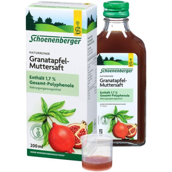 GRANATAPFEL MUTTERSAFT Schoenenberger 200 ml