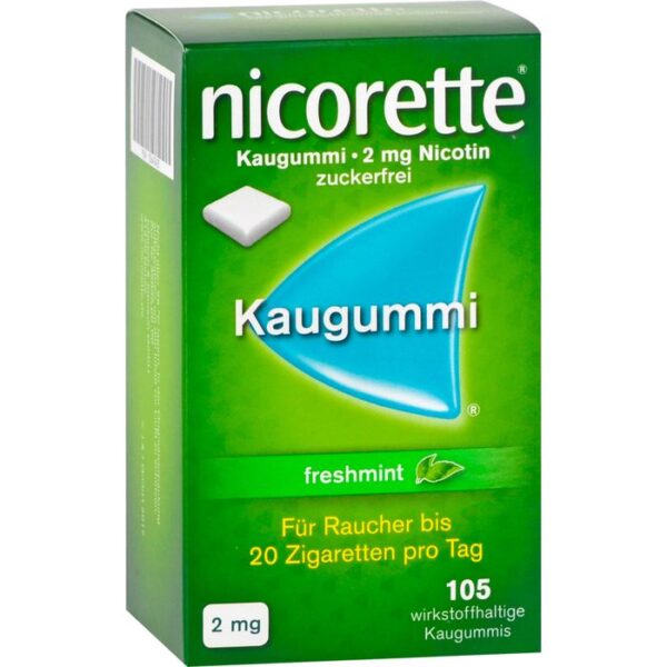 NICORETTE Kaugummi 2 mg freshmint 105 St.