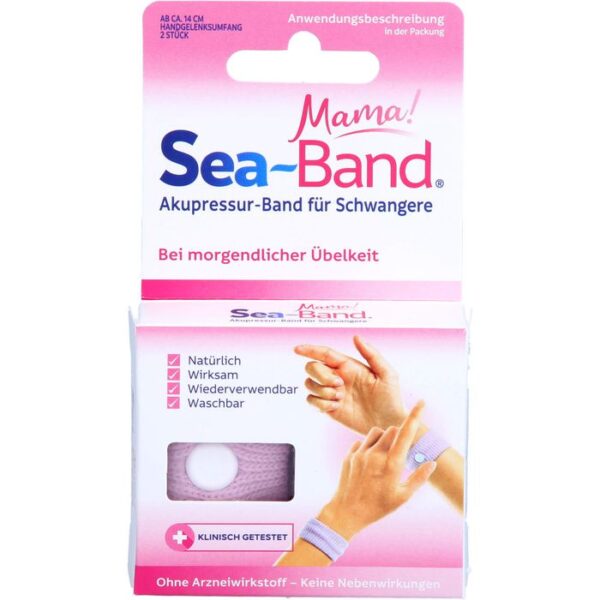 SEA-BAND mama Akupressurband für Schwangere 2 St.