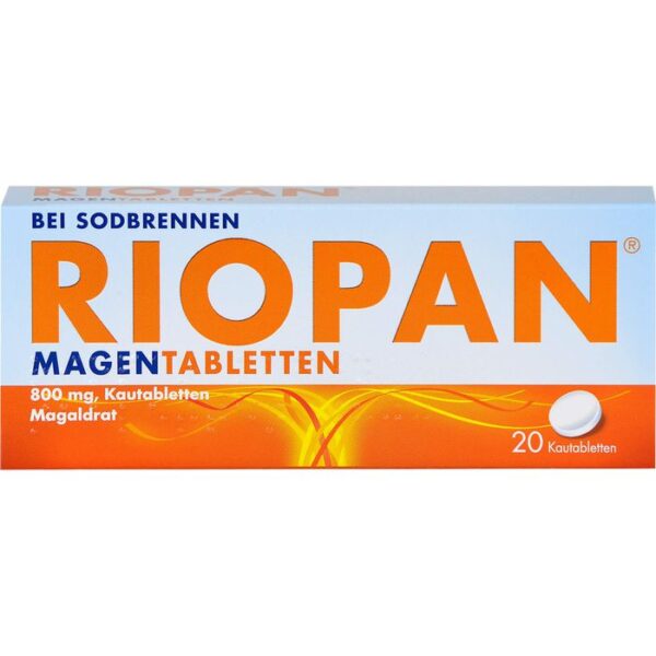 RIOPAN Magen Tabletten Kautabletten 20 St.