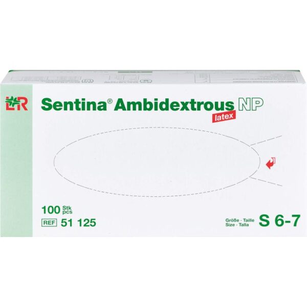 SENTINA Ambidextrous Unters.Hands.puderfr.Gr.S 100 St.