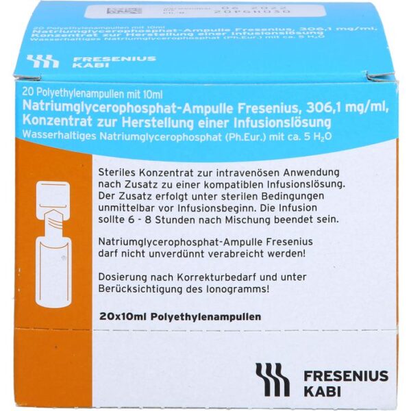 NATRIUMGLYCEROPHOSPHAT Ampulle Infusionslsg.-Konz. 200 ml