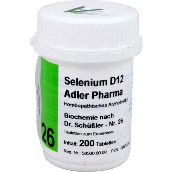 BIOCHEMIE Adler 26 Selenium D 12 Tabletten 200 St.