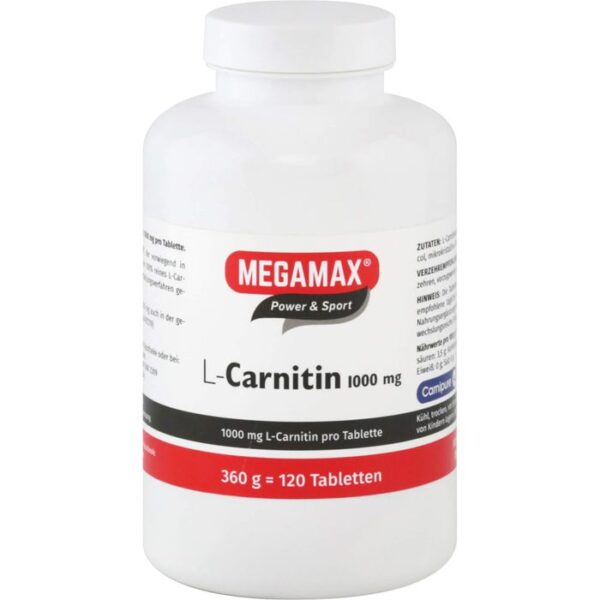 MEGAMAX L-Carnitin 1000 mg Tabletten 120 St.