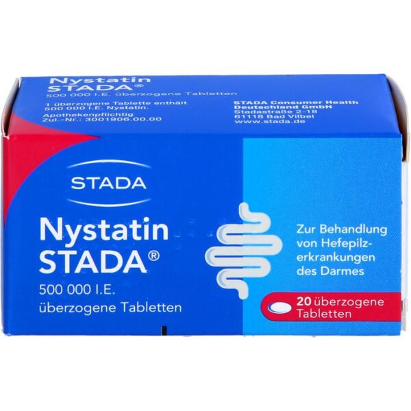 NYSTATIN STADA 500.000 I.E. überzogene Tab. 20 St.