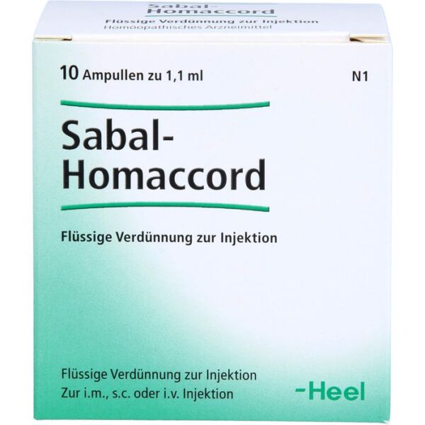 SABAL HOMACCORD Ampullen 10 St.