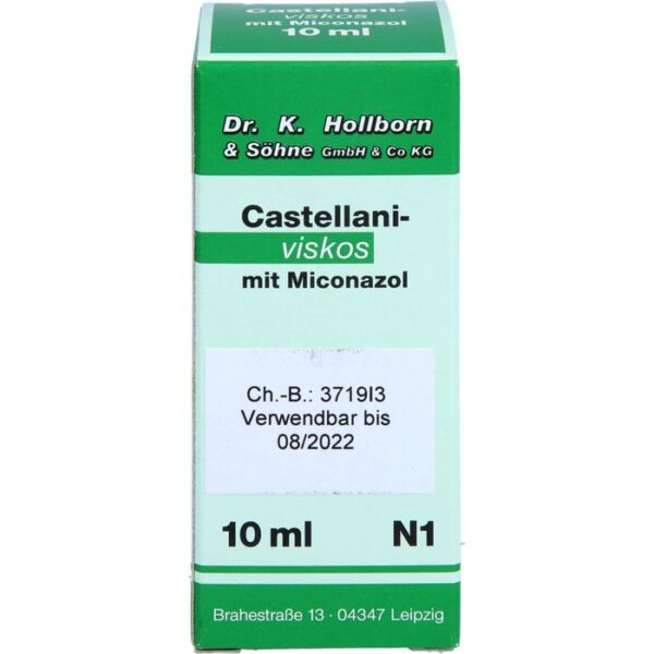 CASTELLANI viskos m. Miconazol Lösung 10 ml