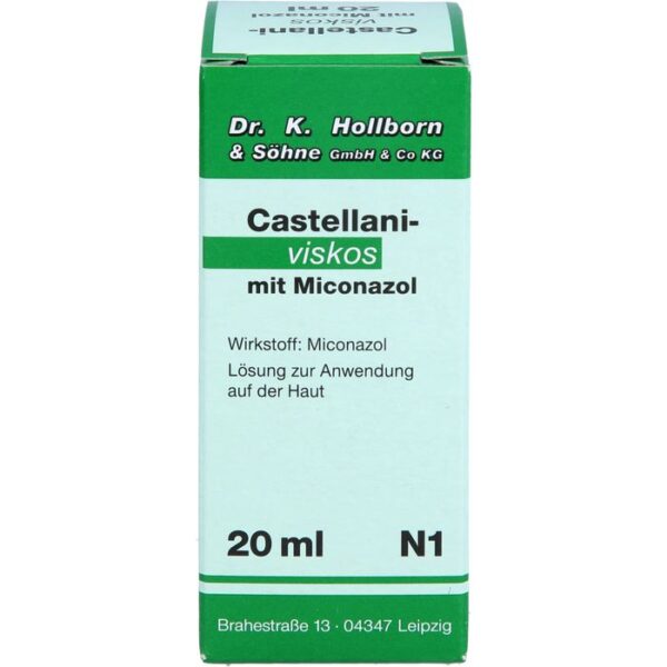 CASTELLANI viskos m. Miconazol Lösung 20 ml