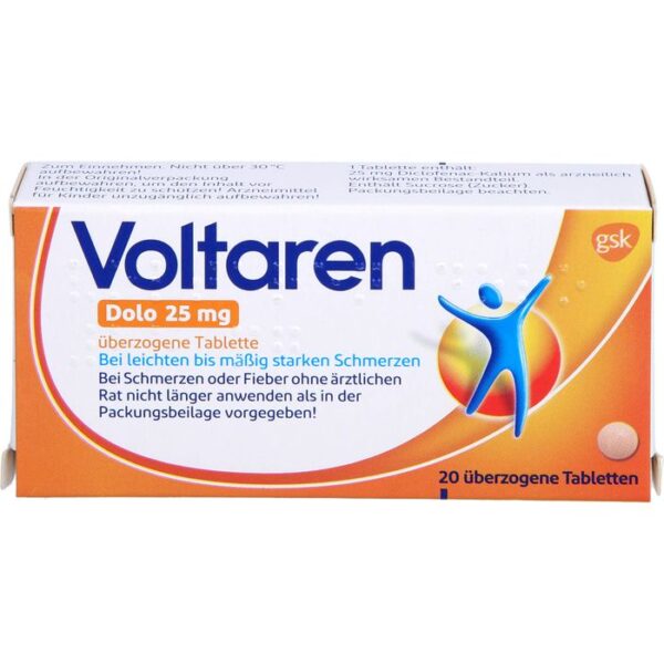 VOLTAREN Dolo 25 mg überzogene Tabletten 20 St.