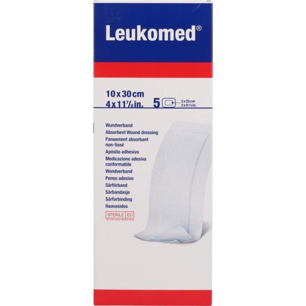 LEUKOMED sterile Pflaster 10x30 cm 5 St.