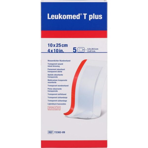 LEUKOMED transp.plus sterile Pflaster 10x25 cm 5 St.