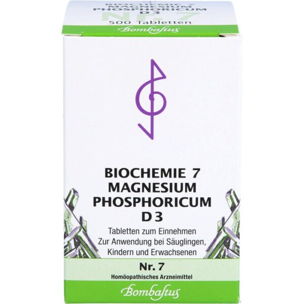 BIOCHEMIE 7 Magnesium phosphoricum D 3 Tabletten 500 St.