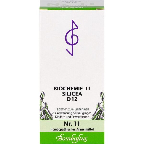 BIOCHEMIE 11 Silicea D 12 Tabletten 200 St.