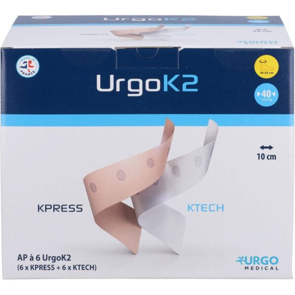 URGOK2 Kompr.Syst.10cm Knöchelumf.18-25cm 6 St.