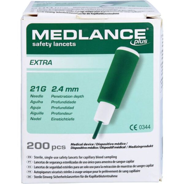 MEDLANCE plus Extra Sicherheitslanzetten 21 G 200 St.