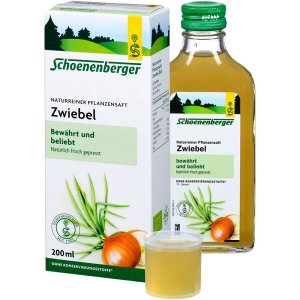 ZWIEBELSAFT naturrein Schoenenberger 200 ml