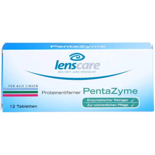 LENSCARE PentaZyme Proteinentferner Tabletten 12 St.