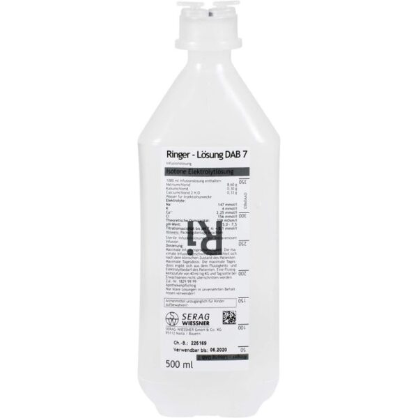 RINGER LÖSUNG DAB 7 Plastik 500 ml