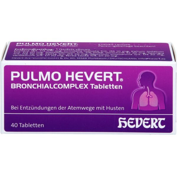 PULMO HEVERT Bronchialcomplex Tabletten 40 St.