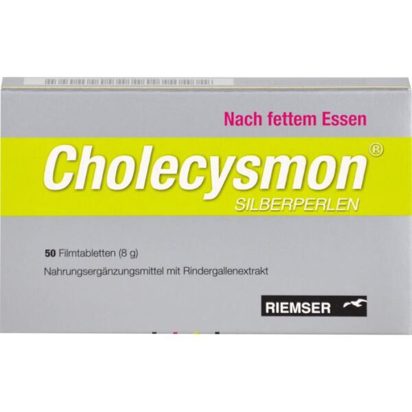 CHOLECYSMON Silberperlen 50 St.