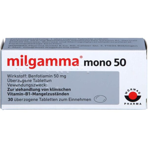 MILGAMMA mono 50 überzogene Tabletten 30 St.