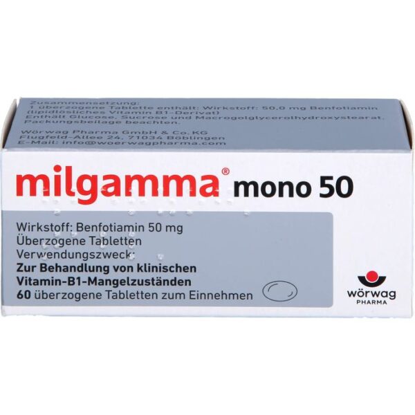 MILGAMMA mono 50 überzogene Tabletten 60 St.