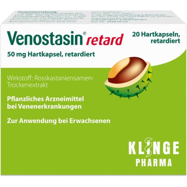 VENOSTASIN retard 50 mg Hartkapsel retardiert 20 St.