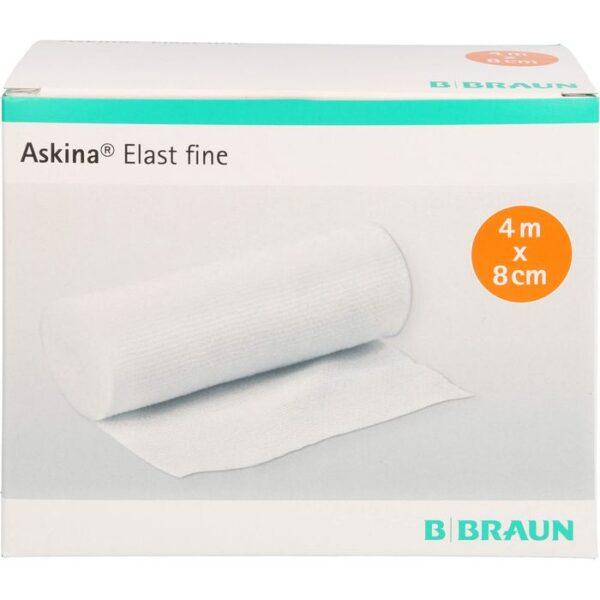 ASKINA Elast Fine Binde 8 cmx4 m lose 20 St.