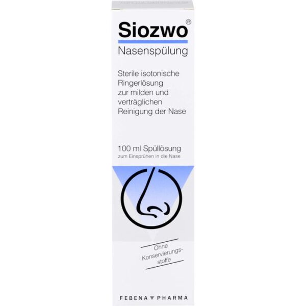 SIOZWO Nasenspülung Konservierungsstofffrei 100 ml