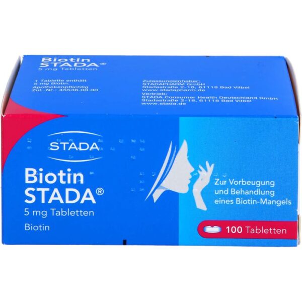 BIOTIN STADA 5 mg Tabletten 100 St.