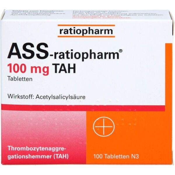 ASS-ratiopharm 100 mg TAH Tabletten 100 St.