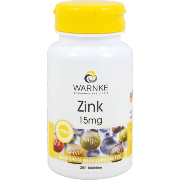 ZINK 15 mg Tabletten 250 St.