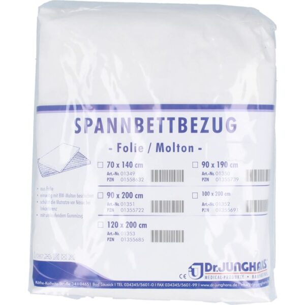 MOLTON SPANNBETTBEZUG 120x200 cm m.Folie 1 St.