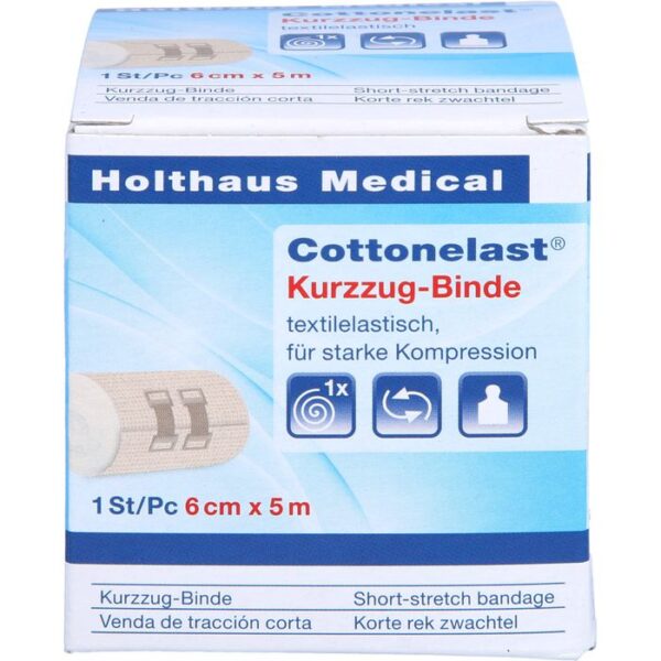 KURZZUGBINDE Cottonelast 6 cmx5 m 1 St.