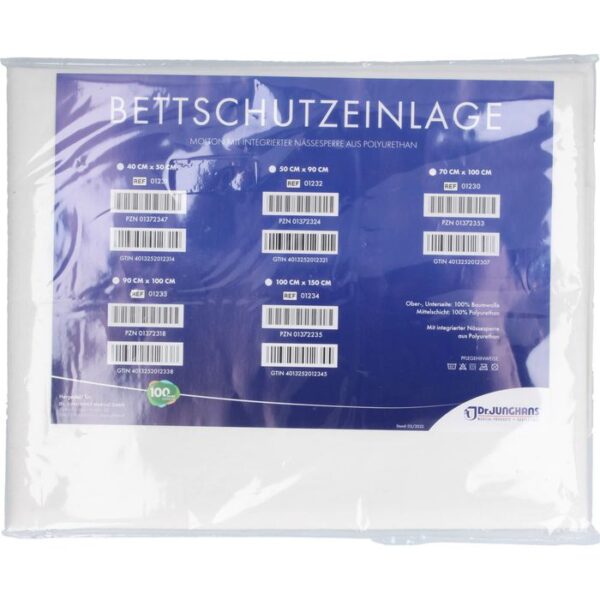 BETTSCHUTZEINLAGE doppelseitig Molton 100x150 cm 1 St.