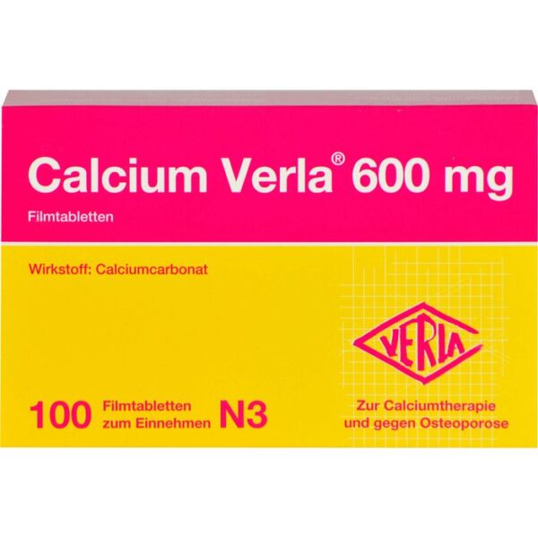 CALCIUM VERLA 600 mg Filmtabletten 100 St.