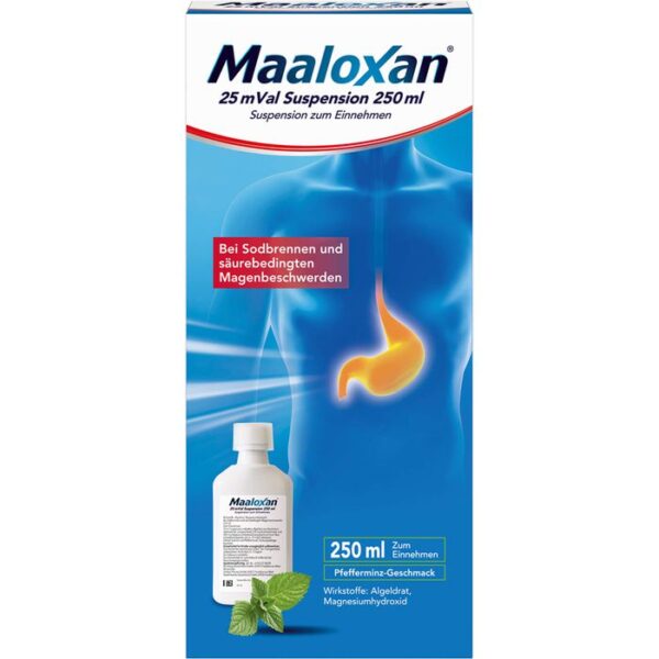 MAALOXAN 25 mVal Suspension 250 ml