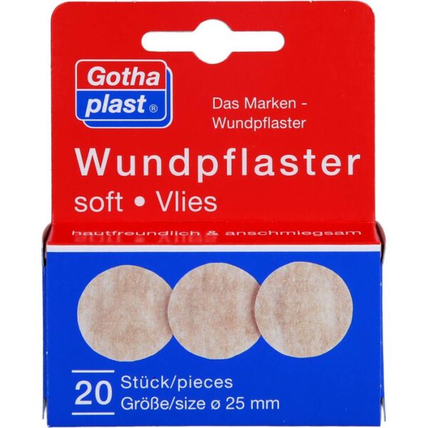 GOTHAPLAST Wundpfl.soft Vlies 2,5 cm 20 St.