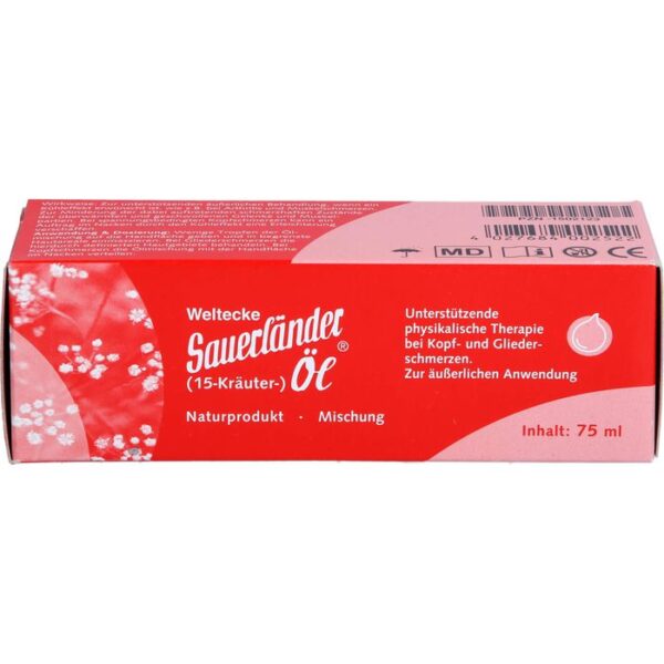 SAUERLÄNDER 15 Kräuter Öl 75 ml