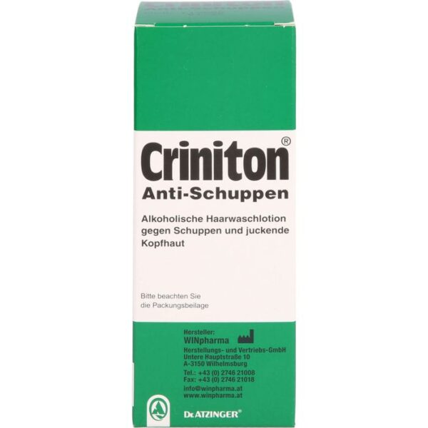 CRINITON Anti Schuppen Lösung 125 ml