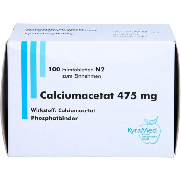 CALCIUMACETAT 475 mg Filmtabletten 100 St.