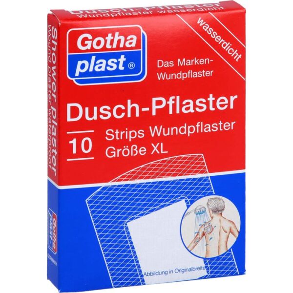 GOTHAPLAST Duschpflaster XL 48x70 mm 10 St.