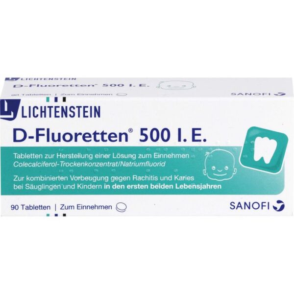 D FLUORETTEN 500 Tabletten 90 St.